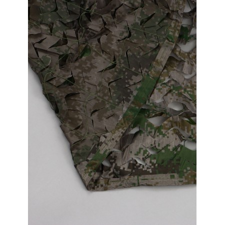 Masking network 3 x 4 m, two-layer, sandy green, with ties-3
