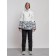 Ski costume female winter, size 48, white color