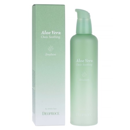 The emulsion moisturizer Deoproce Aloe Vera Oasis Soothing Emulsion 150 ml-1