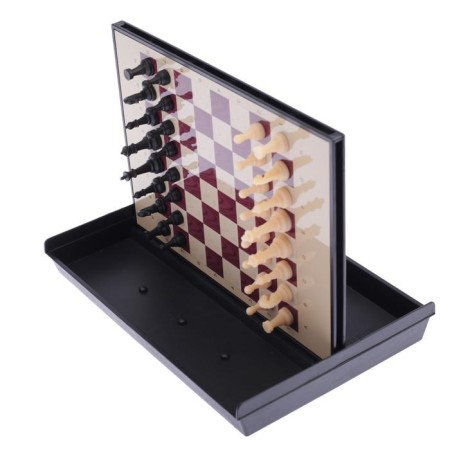 Chess is table magnetic, with a box, 24 x 18 cm-1