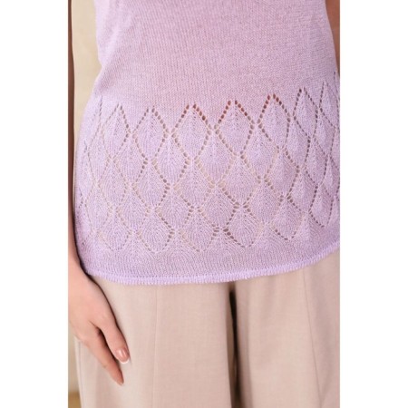 Female jumper, size 46, lilac color-4
