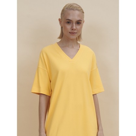 Female dress, size Xs, yellow color-3