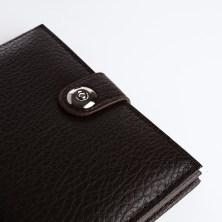 Cover for car documents and passports for magnet, brown color-3