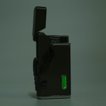 Gas lighter for smoking "eagle", in a bag, piezo, 6 x 8 cm, mix-5