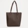 Luggage bag, external pocket, long belt, brown color