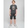Sports suit for a boy, height 146 cm, gray color