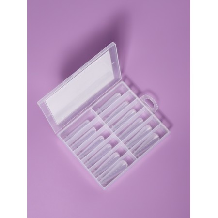 Upper forms for building in a container, 120 pcs, 12 sizes, color transparent color-5
