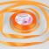 Satin tape, 12 mm × 23 ± 1 m, color bright orange No. 25