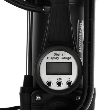 Car compressor, two-cylinder "Autovirazh" 95 l/min with digital pressure gauge AV-0109999-3
