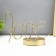 Nightlight "Love" LED from batteries 3haa gold 9.5x23x17.5 cm Risalux