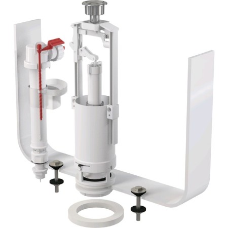Graduation kit Alcaplast SA2000S 1/2 "Chrom, with a stop button, with a lower plate. Loading) 50752