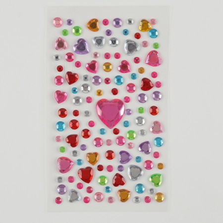 Application with rhinestones for children "Princess", a set for creativity, A5-4
