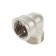 The square "CTM", 1/2 ", internal/outer thread, nickel -plated brass