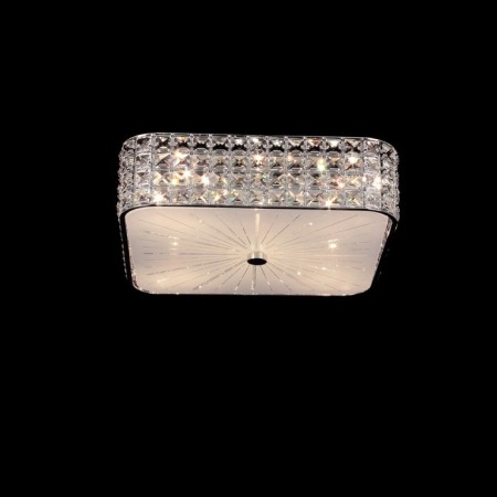 Portal chandelier, 6x60W E14, chrome 41x41x15 cm-1