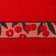 Tensor of a terry jacquard 30x60 cm, print cherry mix, cotton 100%, 340 g/m2