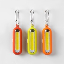 Flashlight, 100 lm, Cob, 1 aaa, 3 modes, with carbine, 8 x 2.5 x 2 cm, mix