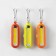 Flashlight, 100 lm, Cob, 1 aaa, 3 modes, with carbine, 8 x 2.5 x 2 cm, mix