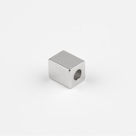 Tip for a cord, d = 4 mm, 10 × 7 × 8 mm, 10 pcs, silver color-2