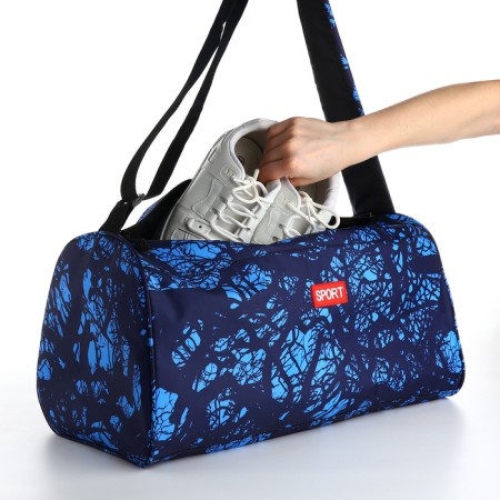 Sports bag, Textura, average size, blue color-6