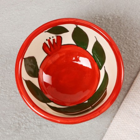 PIALA RISHTAN CIRAMICA "Grenades", 9.5 cm, medium-2