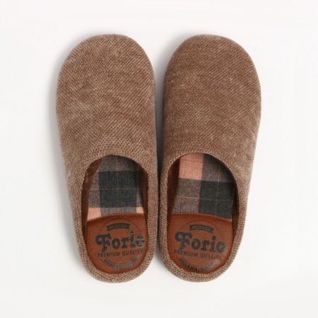 Male slippers, beige color, size 44-1