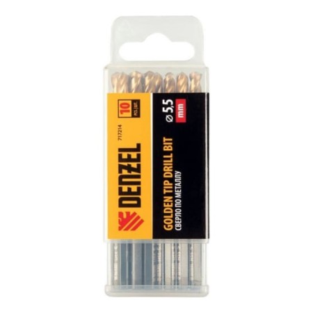 Denzel 717214, 5.5 mm, HSS-Tin, Golden Tip, 10 pcs.-4