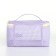 Cosmetic bag grid, 21*14*12, lightning department, lilac
