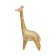 Decorative "Giraffe", 130 × 70 × 230 mm, gold color