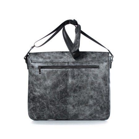 Business business, genuine leather, 425x350x60 cm, gray/black-2