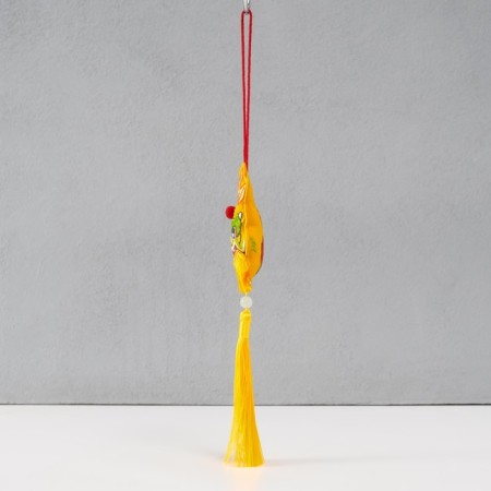 Suspension-Sasha Textile "Dragon" yellow 2x7.5x24 cm-1