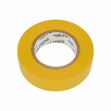 Izolent PVC 0.13x19 mm, 25 m, yellow kranz-3