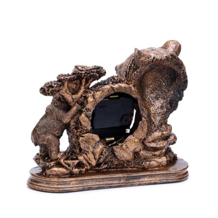 Table hours "Fireplace. Lear", discrete move, 23 x 8.7 x 19 cm, D-7 cm-2