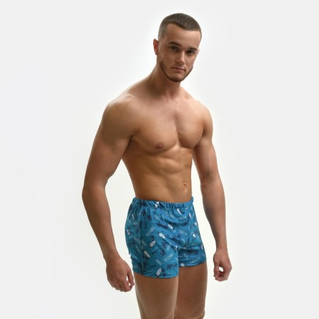 Male swimming trunks, green/blue color, size 50-2