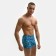 Male swimming trunks, green/blue color, size 50
