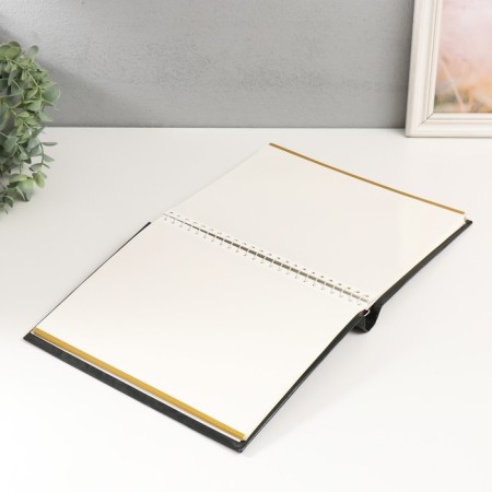 Photo album magnetic 20 sheets "Turn dreams into goals" 29x24x2 cm-2