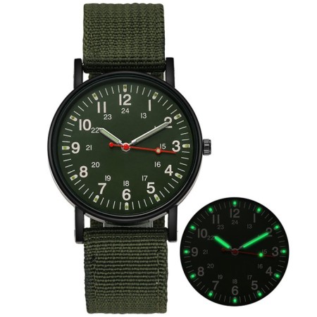 Men's wrist, luminous, khaki watches