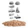 Set of kinetic sand Art Sand "Mission to Mars", 750