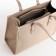 Women's bag with zipper, Textura, average size, beige color
