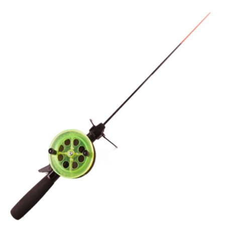 Winter fishing rod "Techno", neoprene hilt, whip glass, d = 75 mm, color mix