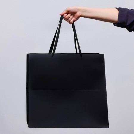 Packet for cake, black, 40 x 40 x 40 cm