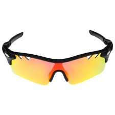 E23 bicycle glasses with interchangeable lenses in the case, black color