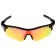 E23 bicycle glasses with interchangeable lenses in the case, black color