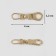Poller for lightning, metal, 4 × 1.2 cm, 5 pcs, gold color