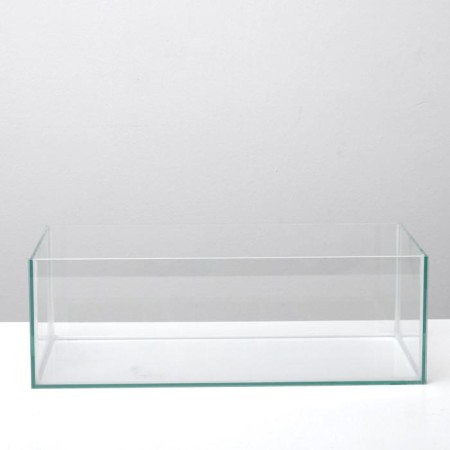 Aquarium rectangular "Aquasquip" transparent seam, 36 liters, 60 x 30 x 20 cm-1