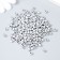 Round beads 6/0 "silver" 20 g