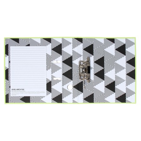 PAPKA-registrar A4 75mm Calligrata laminated, light green-4