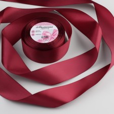 Satin tape, 40 mm × 23 ± 1 m, brown color No. 284