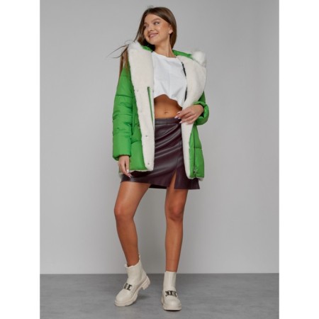 Winter jacket, size 44, green color-12