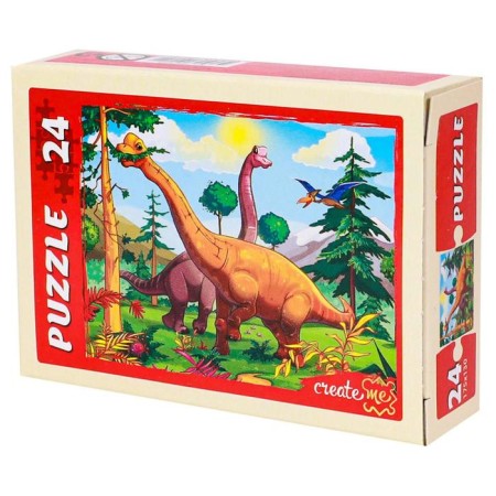 Puzzles "Dinosaurs", 24 elements, mix-1