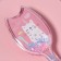 Comb - shaker, 16 (± 1) × 6 cm, pink color